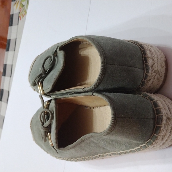 Quinn bow suede platform espadrilles - Picture 2 of 5